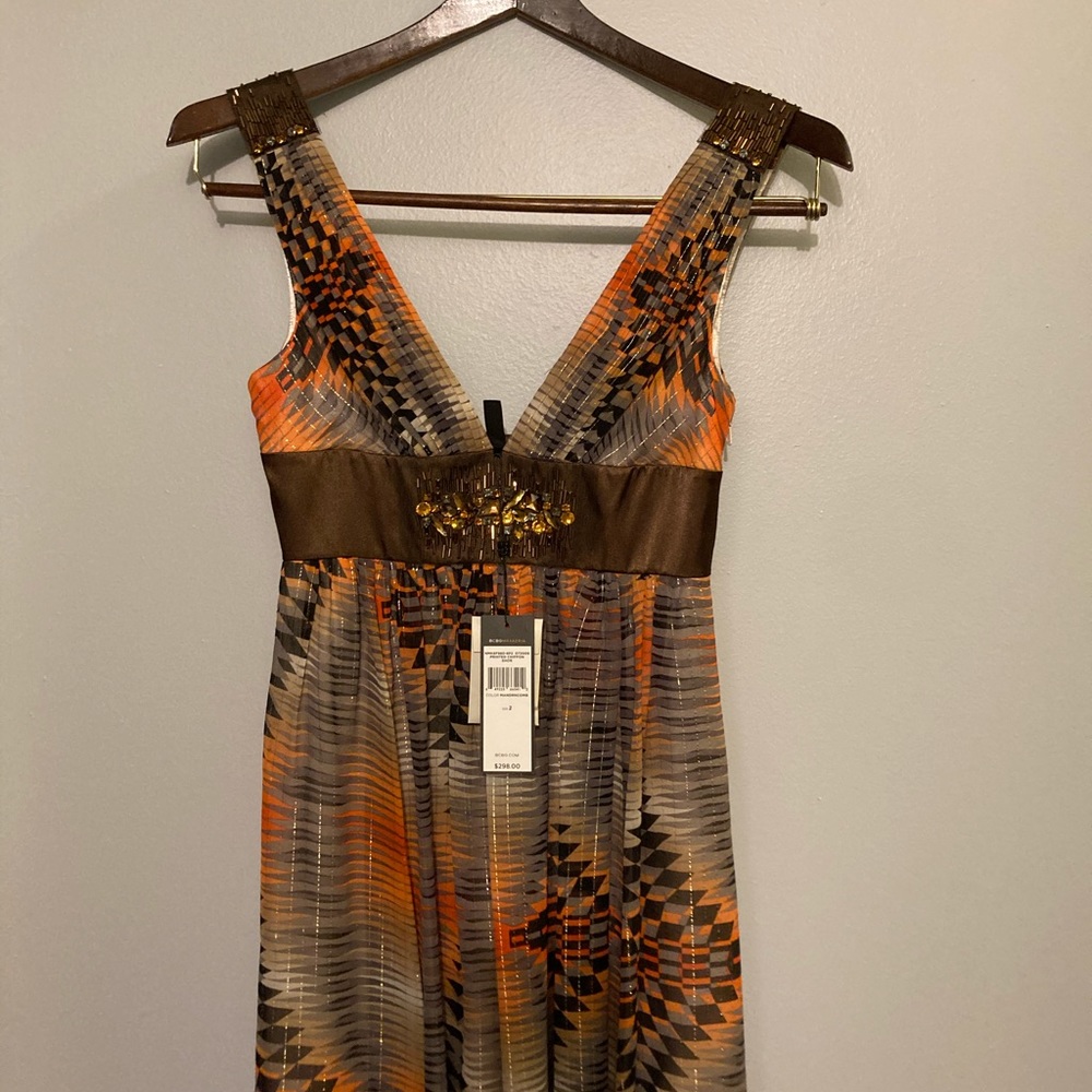 NWT, New,BCBG MaxAzria Chiffon Sleeveless Blouse